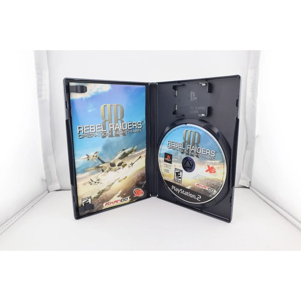 Rebel Raiders Operation Nighthawk Sony PlayStation 2 PS2 2006 CIB Complete Teste